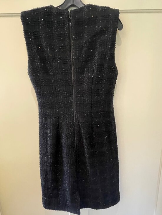 Alice + Olivia Adelaide Dress in Black, Size 10 - Picture 3 of 5